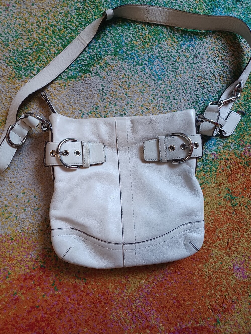 White SOHO PROJECT bag J05S-1452